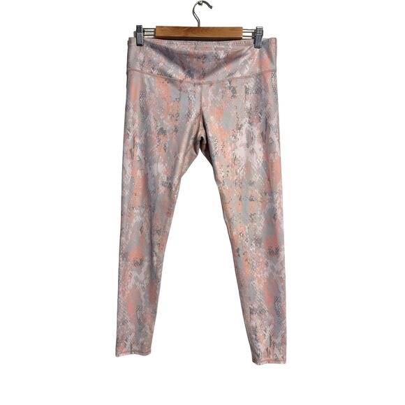 Alo Yoga Airbrush Leggings Tropical Peach Python ALO Yoga Size Large - Picture 2 of 8